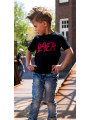 Slayer Kinder T-shirt Logo Red foto-shooting