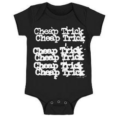 Cheap Trick Baby Body Black Stacked