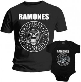 Duo Rockset Ramones Vater-T-shirt & Ramones body baby rock metal