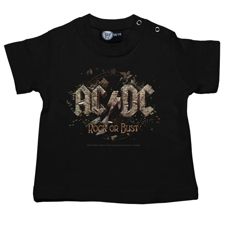 ACDC Baby T-Shirt Rock or Bust AC/DC