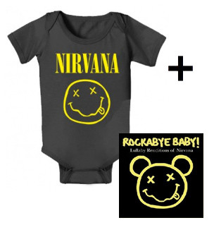 Nirvana body baby rock metal Smiley & Nirvana Rockabyebaby CD