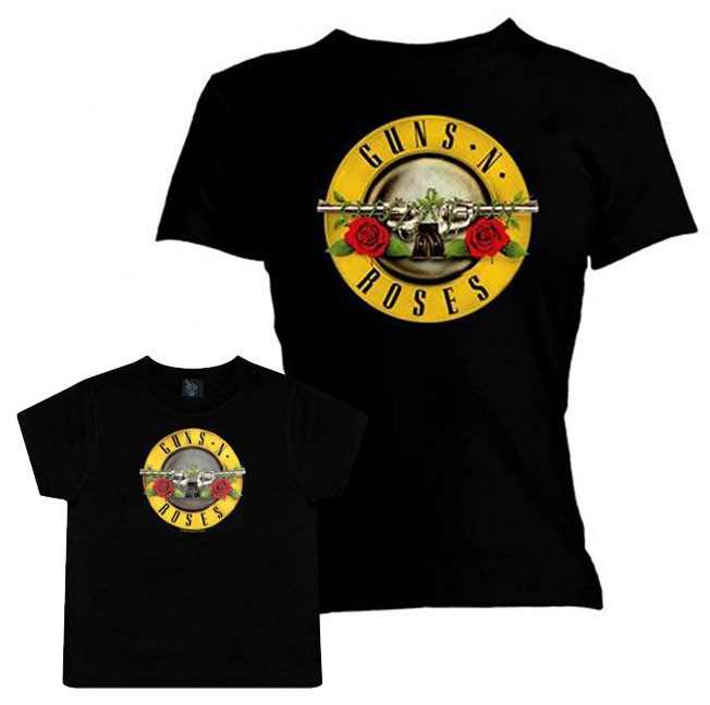Duo Rockset Guns N' Roses Mutter-T-shirt & Kinder T-shirt