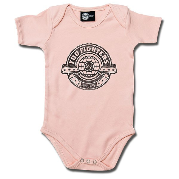 Foo Fighters Baby Body Logo Pink