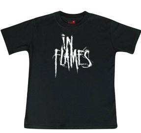 In Flames Kinder T-Shirt Logo In Flames