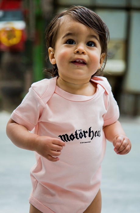 Motörhead Baby Body Logo Pink foto-shooting