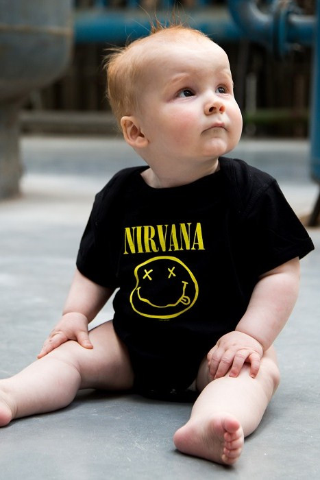 Nirvana baby romper Smiley foto-shooting