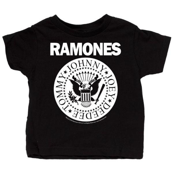 Ramones Baby T-Shirt White Double Logo
