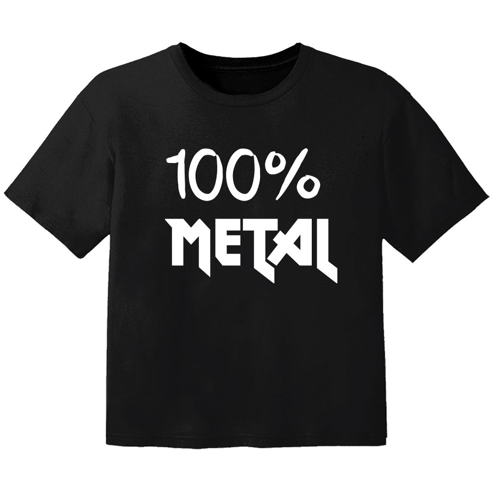 Metal Baby Shirt 100% Metal