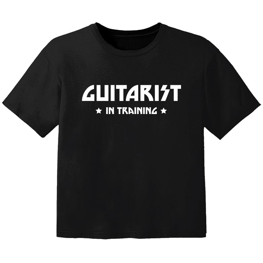 Rock Kinder T-Shirt guitarist in training