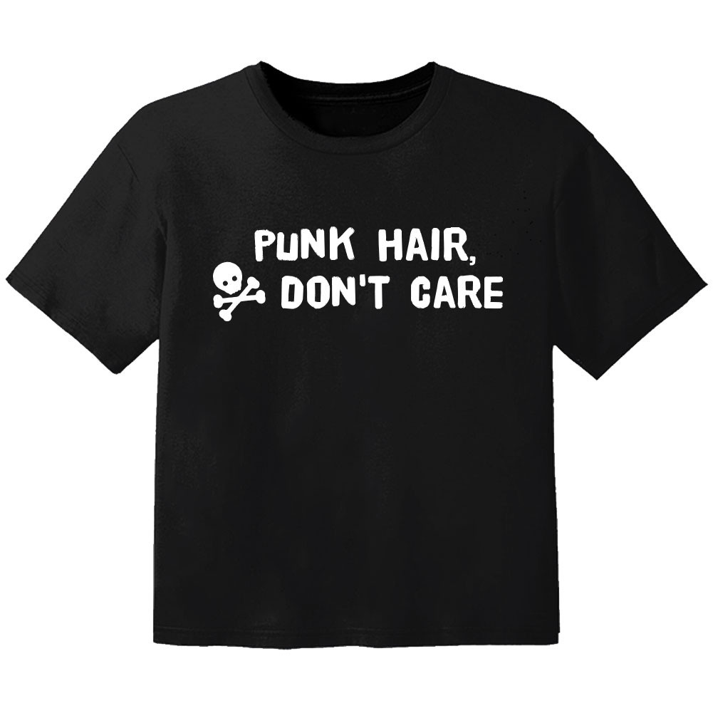 Punk Kinder T-Shirt Punk hair don't care