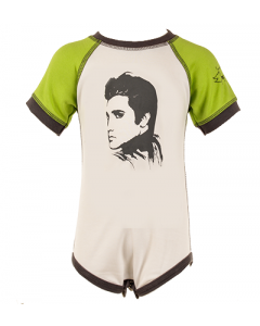 Elvis Baby Body Green/White