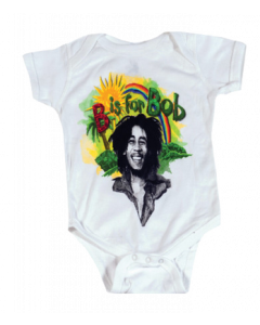 Bob Marley Baby Body Strampler Rainbow 