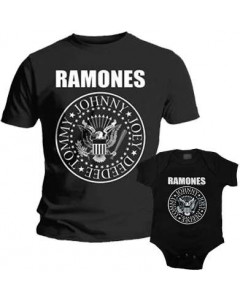 Duo Rockset Ramones Vater-T-shirt & Ramones Baby Body