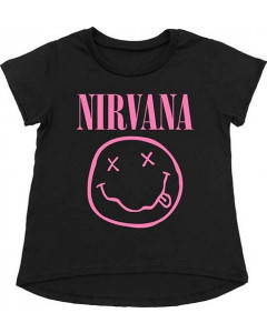 Nirvana Kinder T-Shirt Smiley Pink