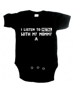 Metal Baby Body I listen to Metal with my Mommy