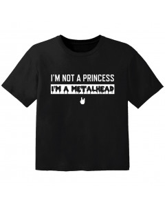 Metal Kinder T-Shirt I'm not a princess I'm a Metalhead